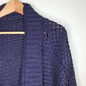 Joe Sz Xs Violet Asymmetrical Knit Sweater